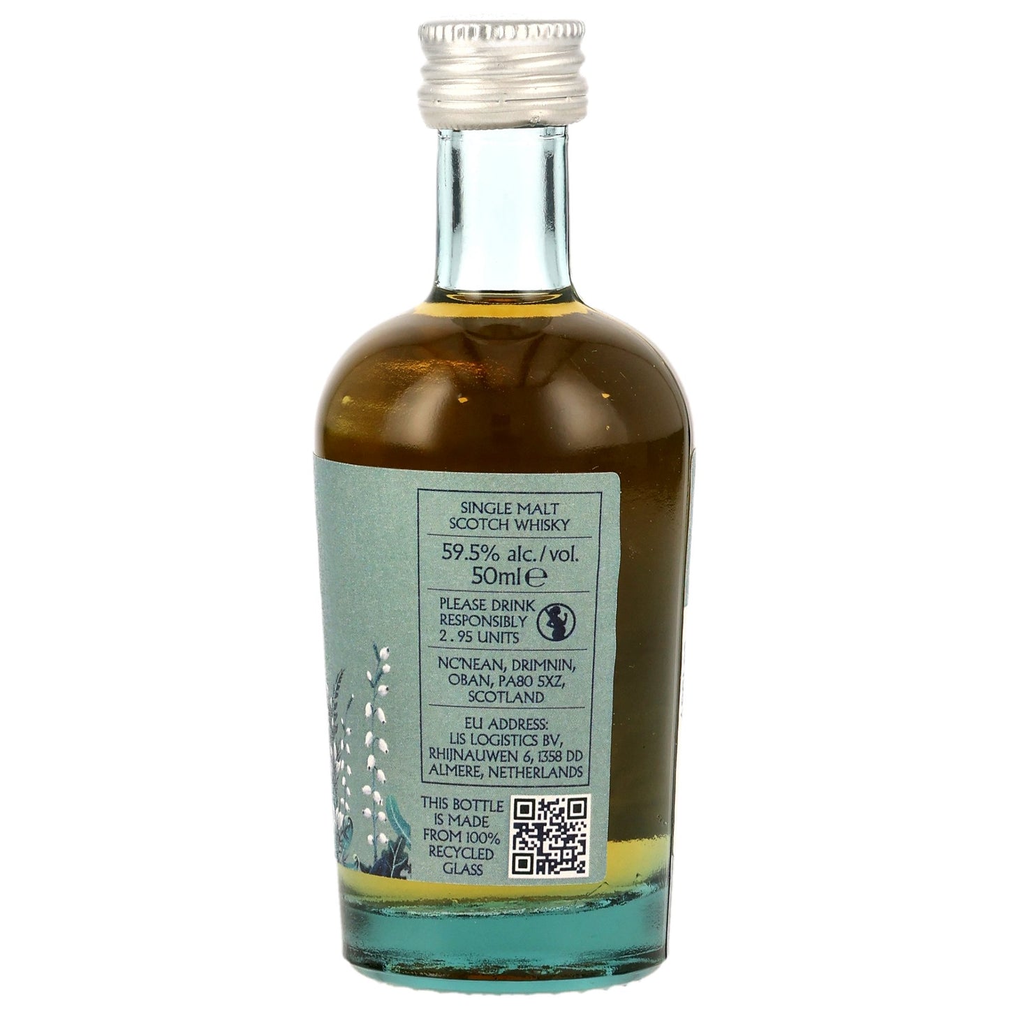 Nc'nean Organic Single Malt Whisky Cask Strength 59,5% - Mini Bio