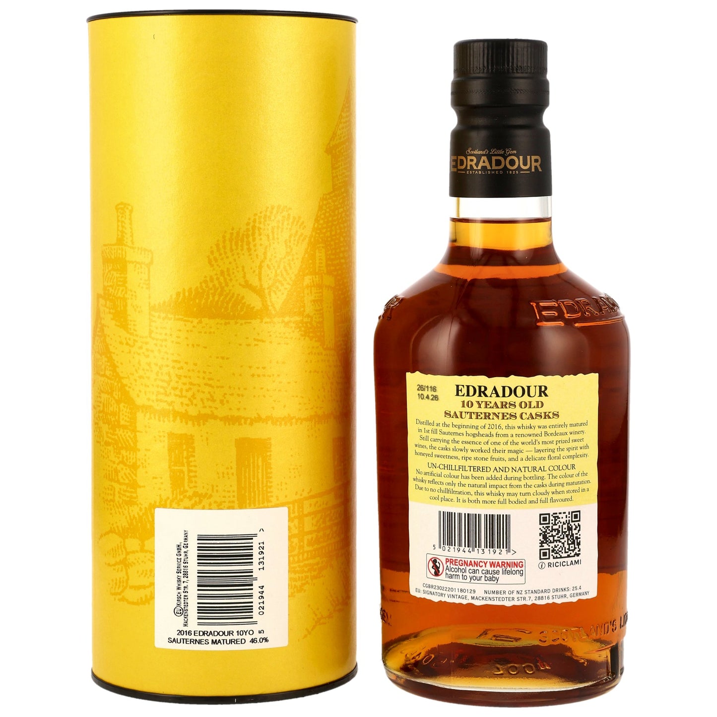 Edradour 2016/2026 - 10 y.o. - 1st Fill Sauternes Casks - Small Batch