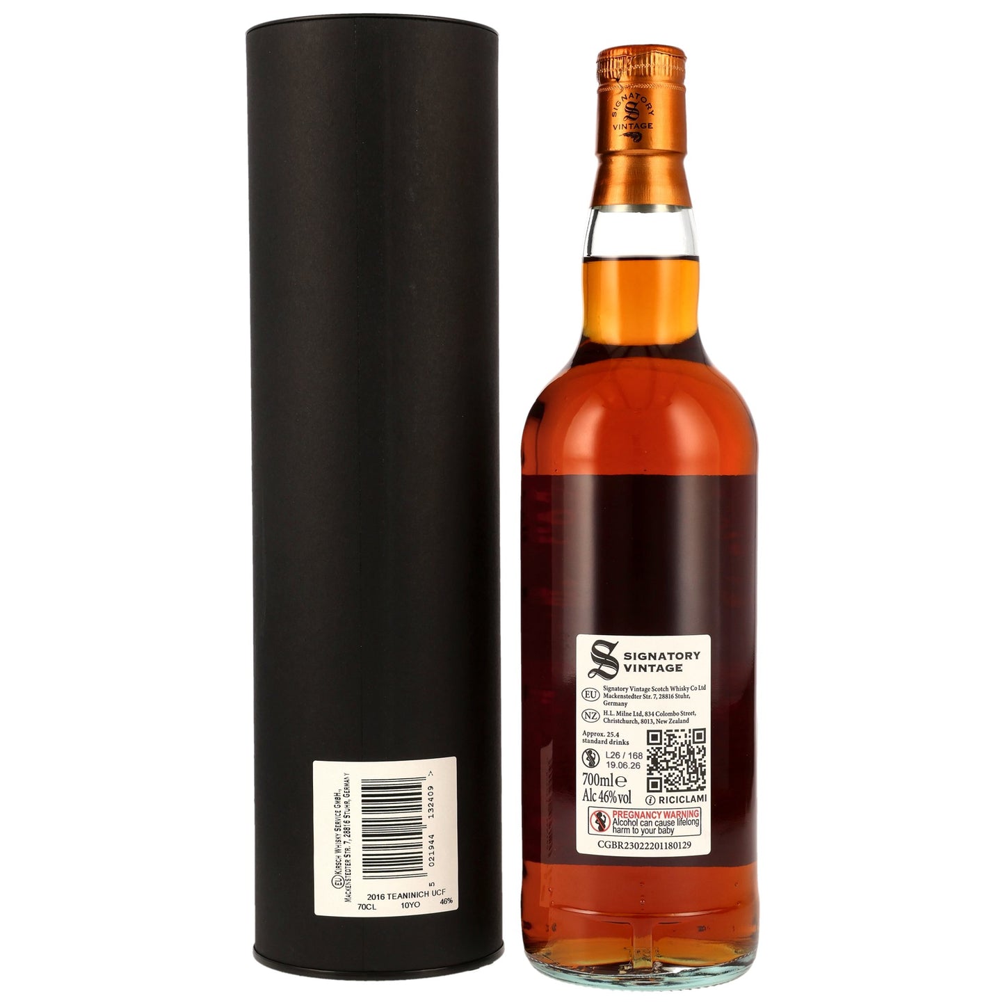 Teaninich 2016/2026 - 10 y.o. - 1st Fill PX Sherry Casks Finish - Sig un-chill