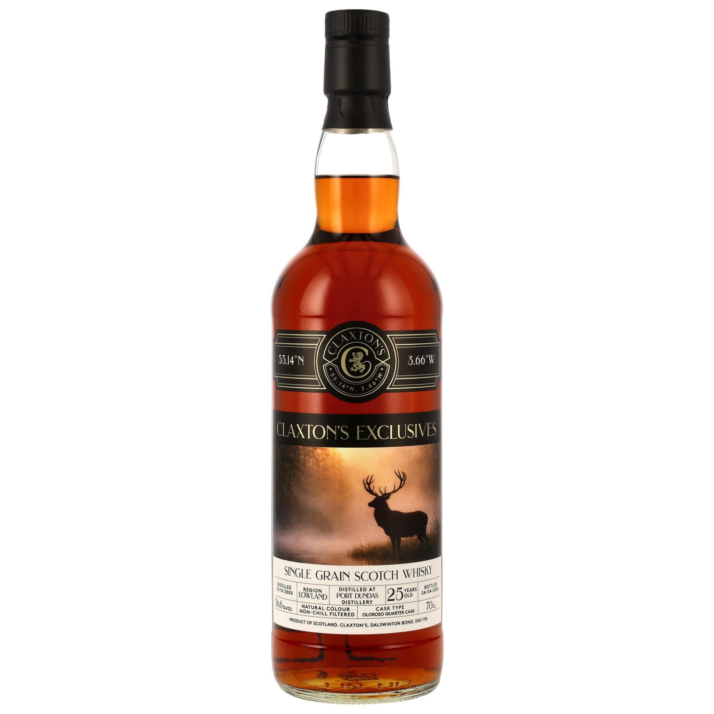 Port Dundas 2000/2026 - 25 y.o. - Single Grain Scotch Whisky - Oloroso Sherry Cask - Claxton's