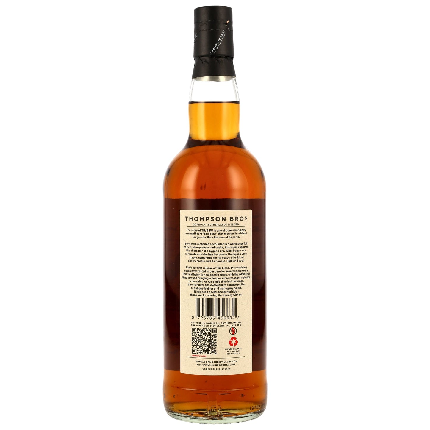 TB/BSW Blended Scotch Whisky - 9 y.o. - Final Release - Thompson Bros.