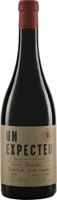 UNEXPECTED Garnacha Tinto Pago Ayles 0,75 L, Bio