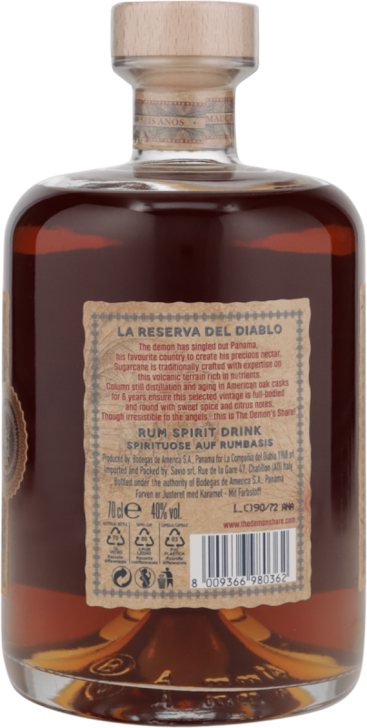 The Demon's Share 6 YO Art Edition – 40 % – 0,7 l + 2 Metallbecher