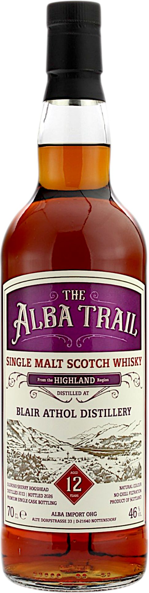 Blair Athol 12 Jahre 2013/2026 Oloroso Sherry Hogshead The Alba Trail