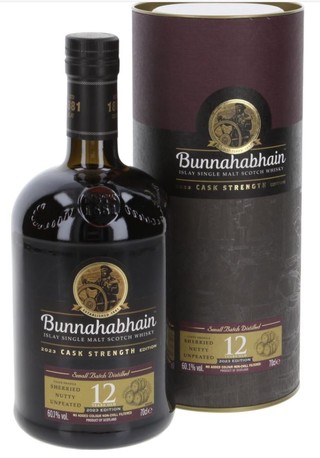 Bunnahabhain 12 Years Cask Strength 2023 60,1% 70 cl