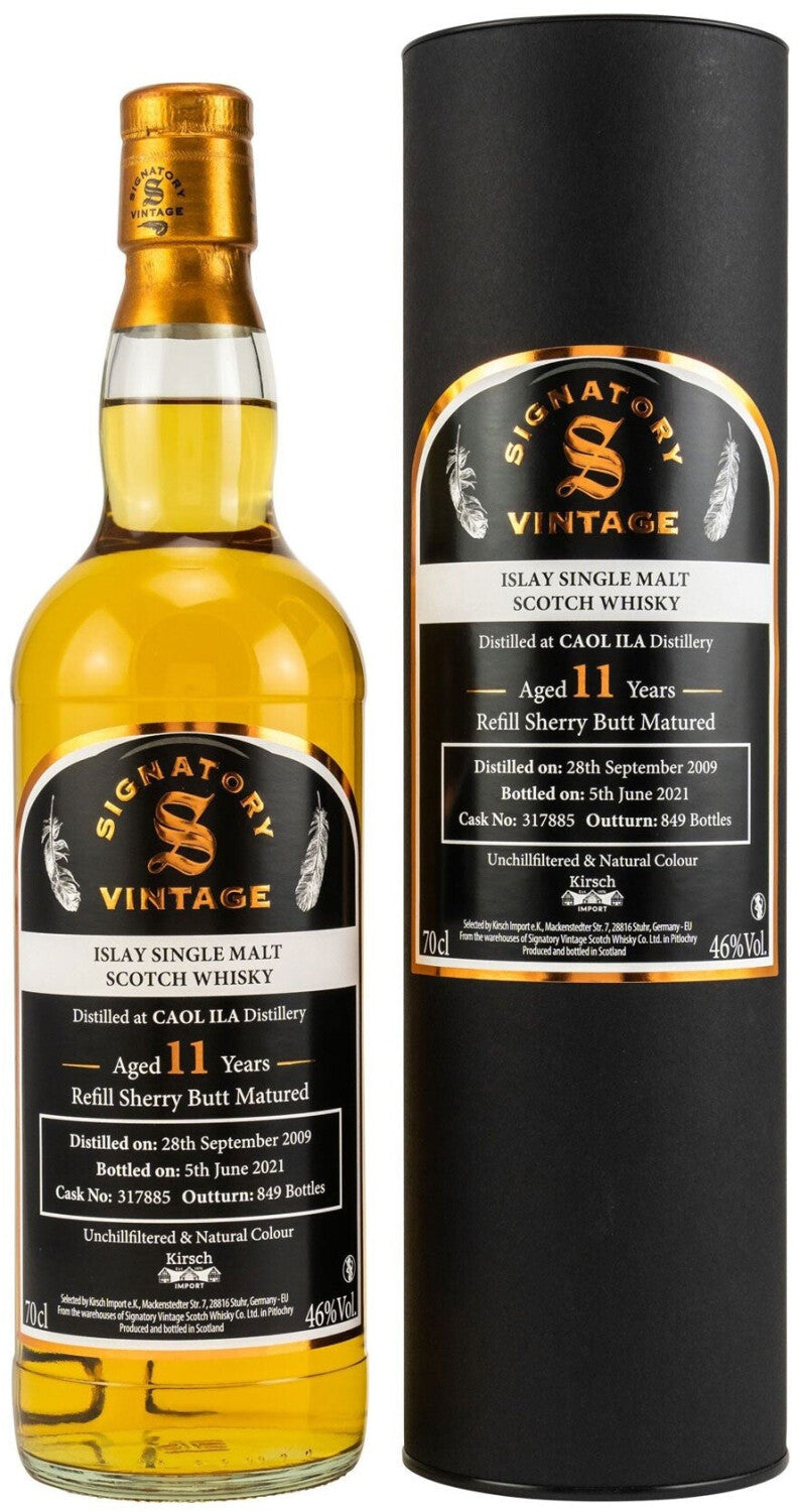 Caol Ila Signatory Vintage 11 Jahre 70 cl