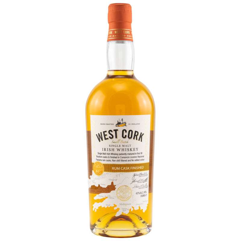 West Cork Single Malt Rum Cask Finish 0,75L