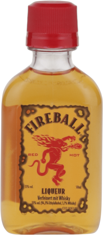 Fireball Whisky-Zimt-Likör  33% 10 x 0.05l