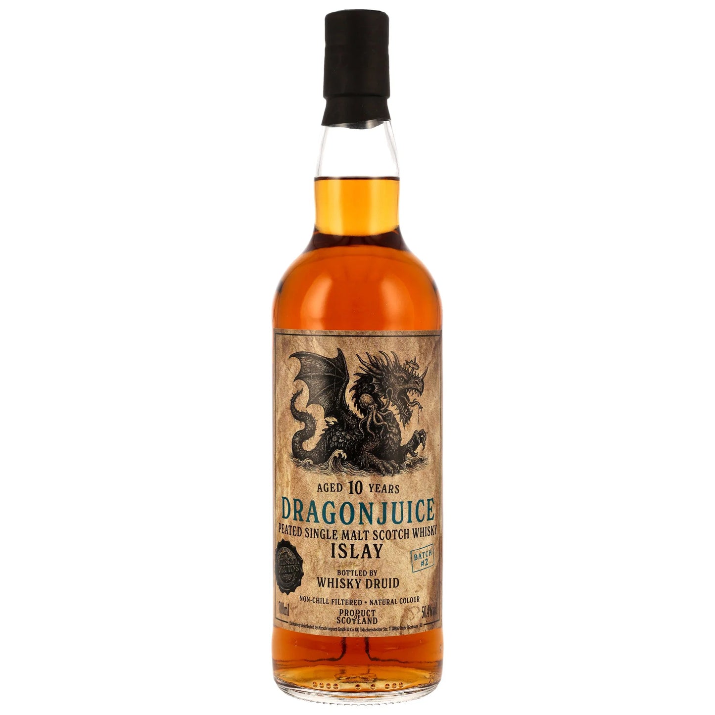Dragonjuice 10 y.o. Islay - Peated Single Malt Whisky - Batch #2 - Whisky Druid
