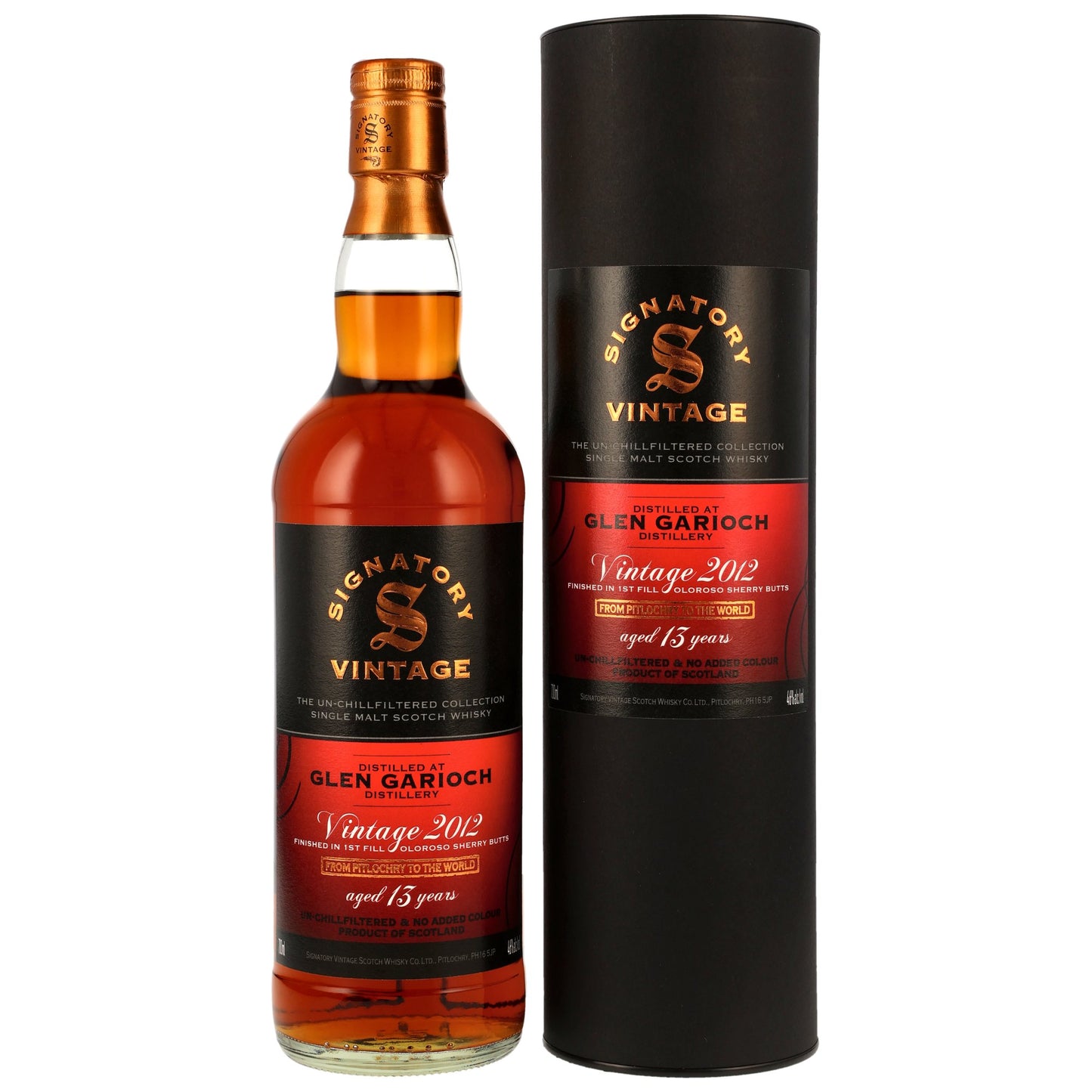 Glen Garioch 2012/2026 - 13 y.o. - 1st Fill Oloroso Sherry Butts Finish #1, 2 + 9 - Sig un-chill
