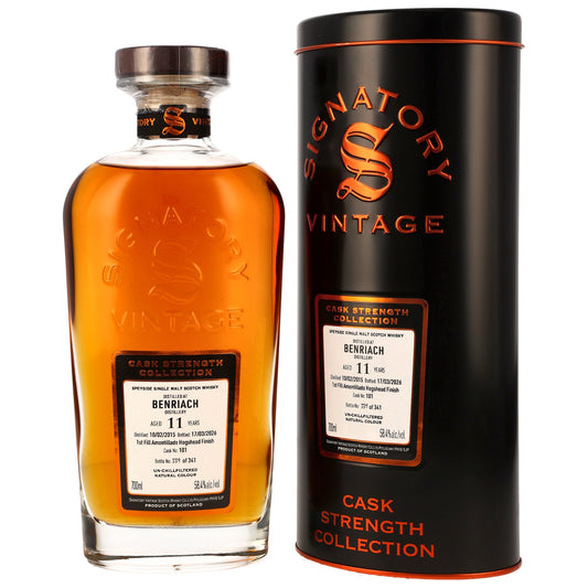 Benriach 2015/2026 - 11 y.o. - 1st Fill Amontillado Sherry Cask Finish #101 - Sig CS