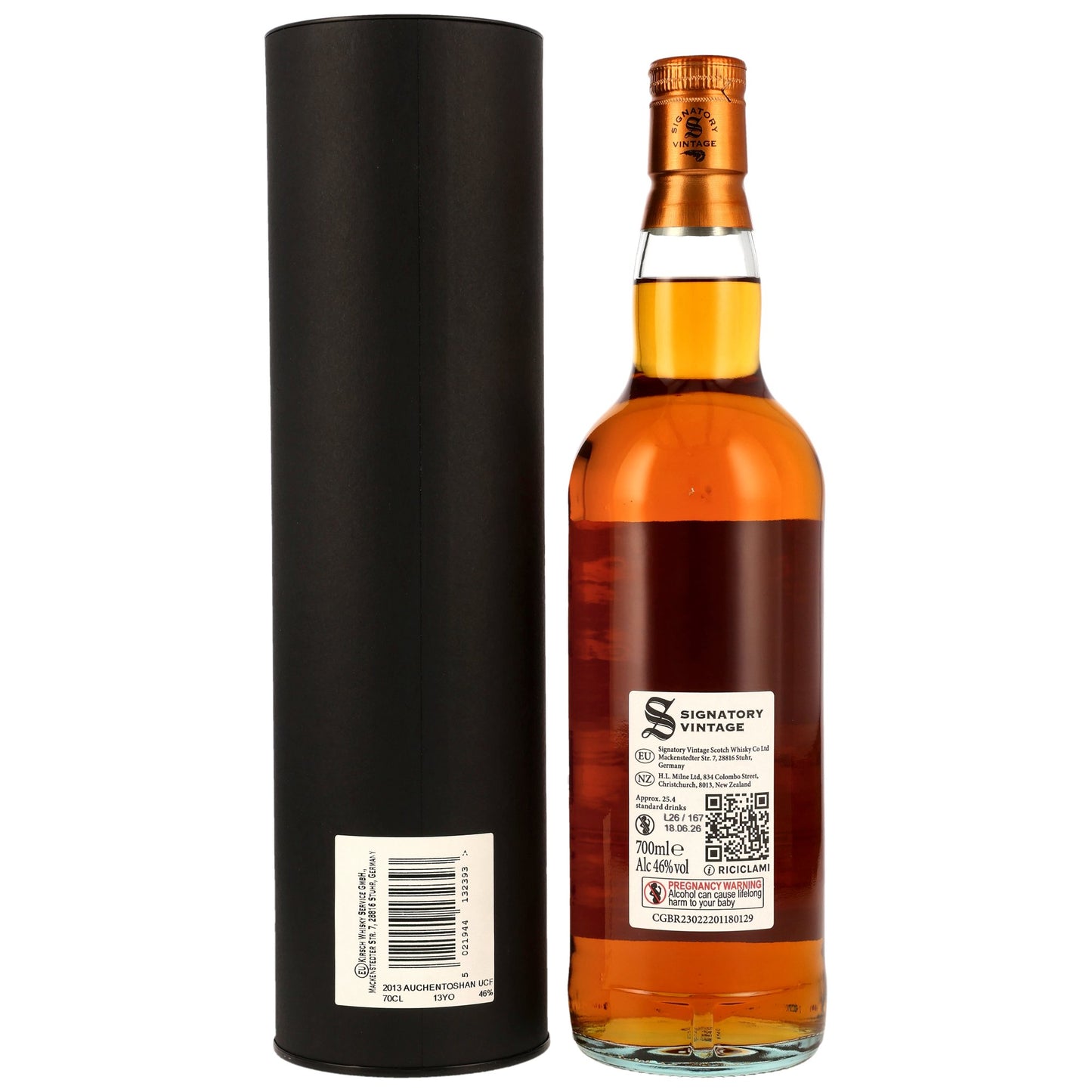 Auchentoshan 2013/2026 - 13 y.o. - 1st Fill Amontillado Sherry Casks Finish - Sig un-chill