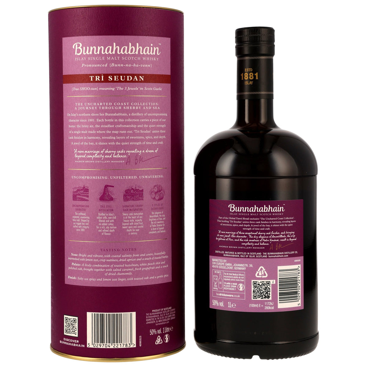 Bunnahabhain Tri Seudan Liter
