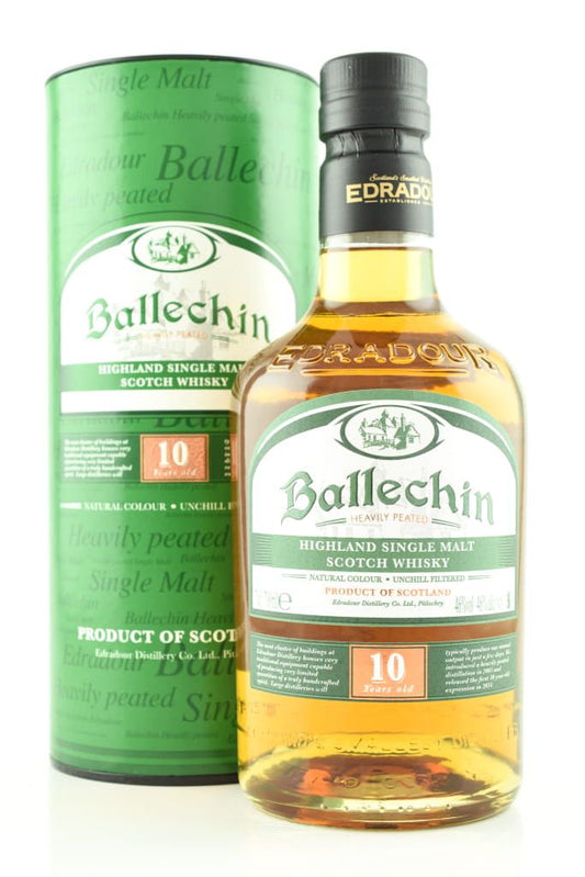 Edradour 10 Years Ballechin Old Heavily Peated (Single Malt  70cl)