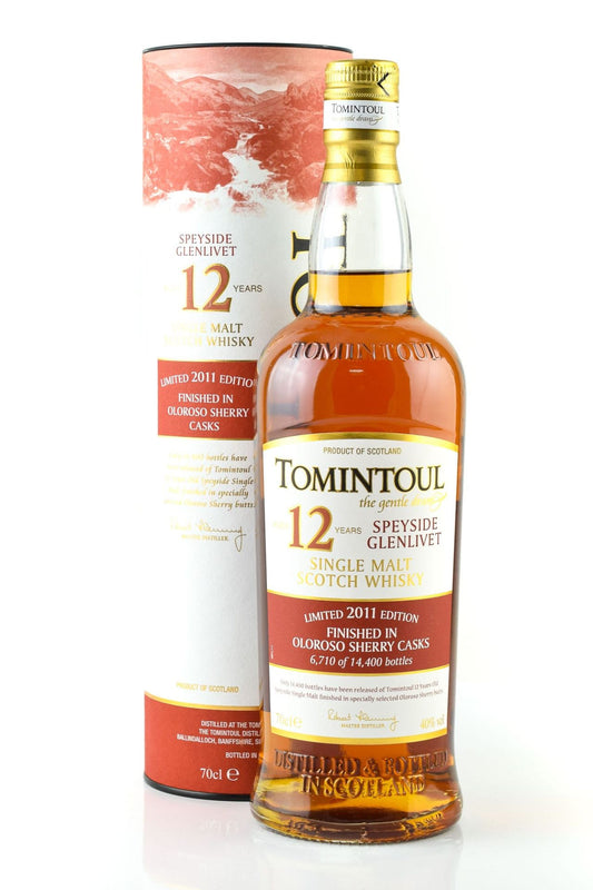 Tomintoul 12 Jahre Sherry finish  70 cl