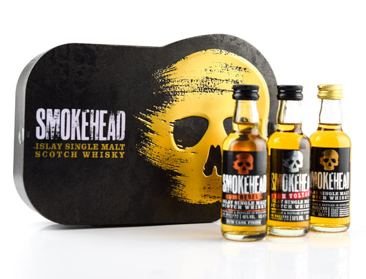 Smokehead Skull Gift Tin Miniaturen 3x 5 cl