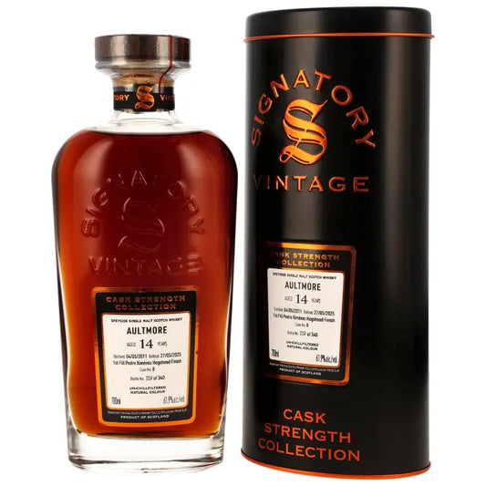 Aultmore 2011/2025 - 14 y.o. - 1st Fill PX Hogshead Finish #8 - Sig CS