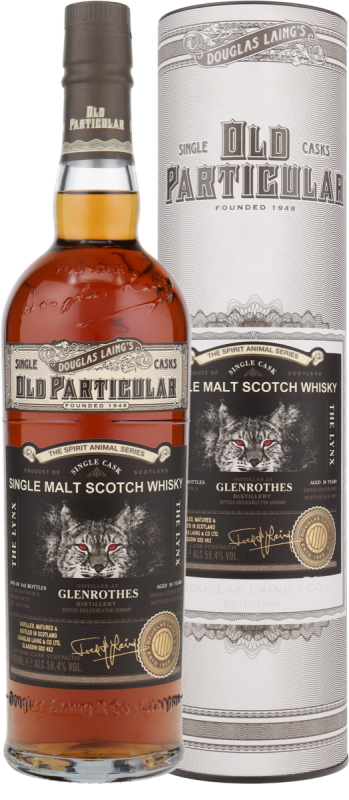 Glenrothes 18 Y.O., 2005 Old Particular Spirit Animal Series - Lynx 58.4% 0.7l