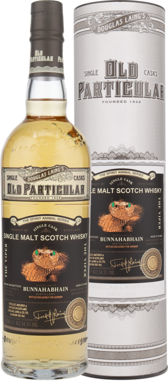 Bunnahabhain 15 Y.O. 2008 Old Particular Spirit Animal Series - Viper 54.3% 0.7l