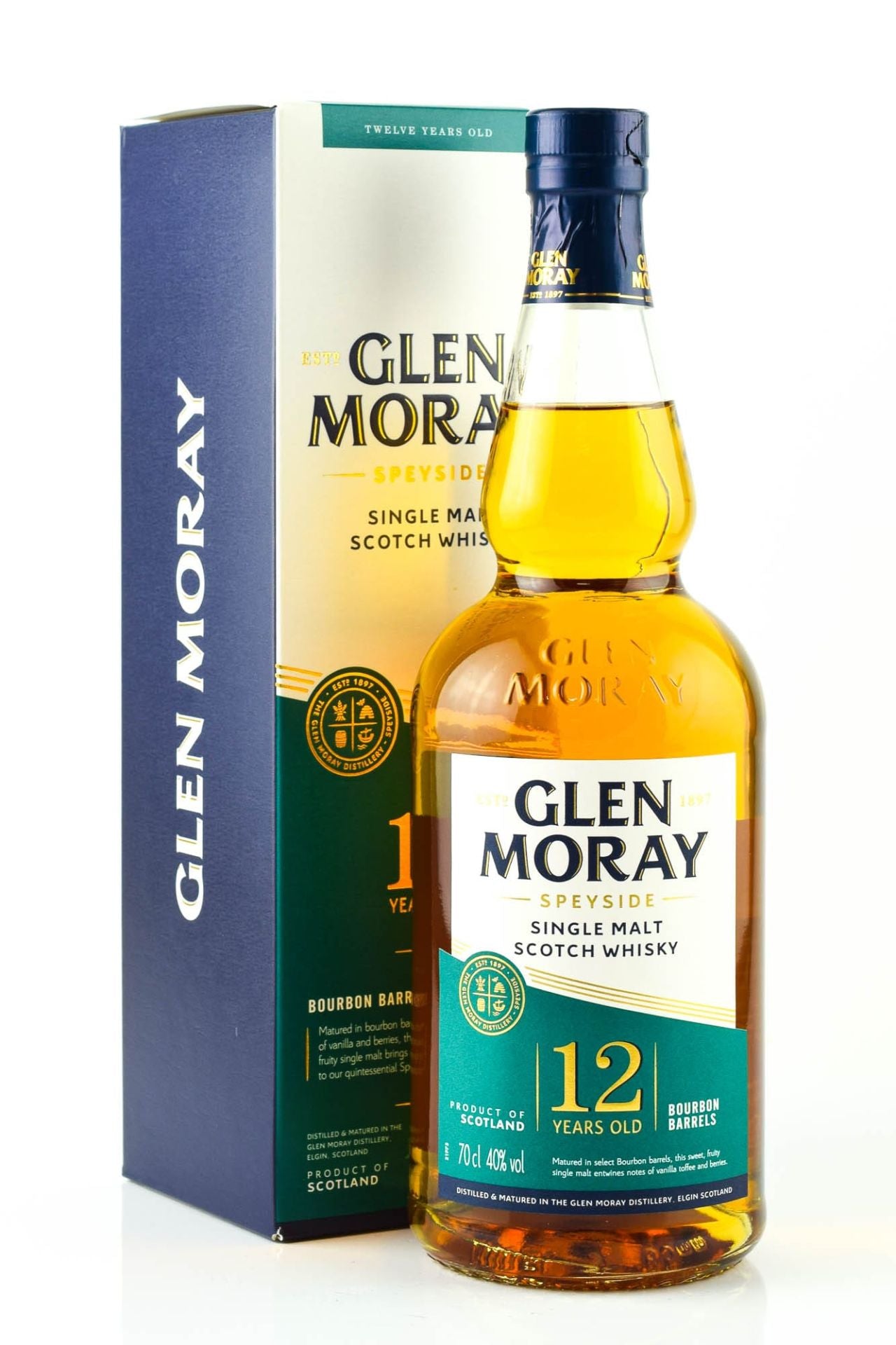Glen Moray 12 Years (Single Malt  70cl)