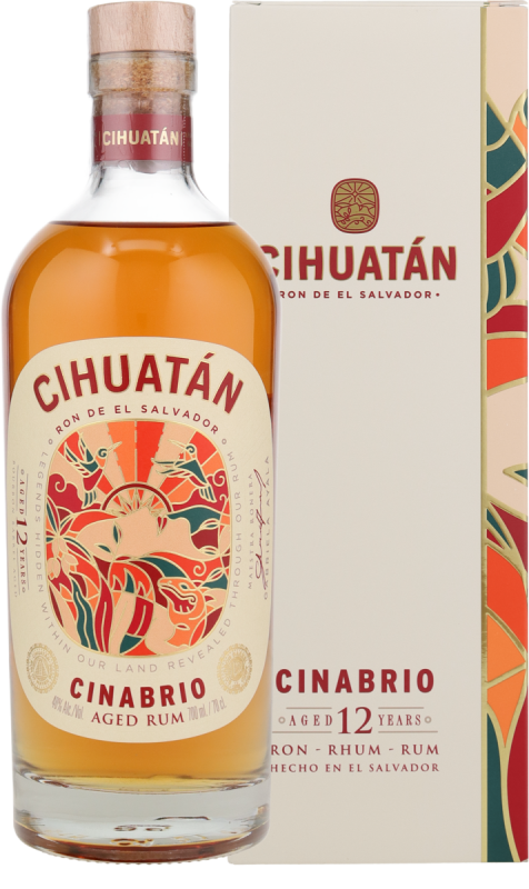 Cihuatán Cinabrio 12YO in GP 40% 0.7l