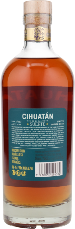 Cihuatán Suerte Ron de El Salvador 44.2% 0.7l