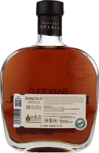 Ron Barceló Imperial Rum Dominikanische Republik/GP 38% 0.7l