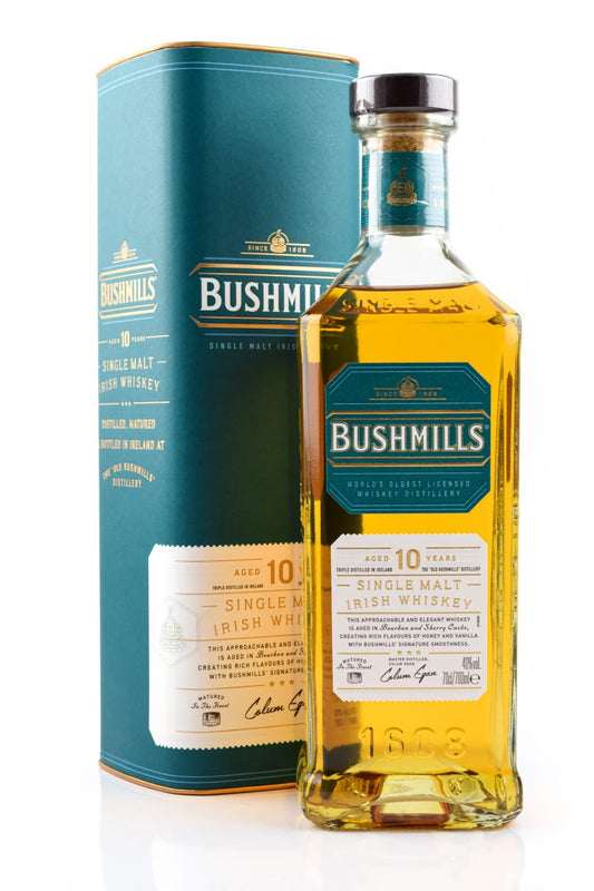 Bushmills Single Malt Irish Whiskey 10 Jahre (1 x 0.7 l)