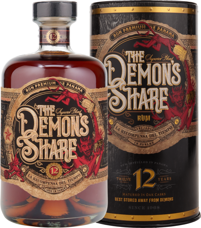 The Demon's Share 12 YO Rum aus Panama 0,7L