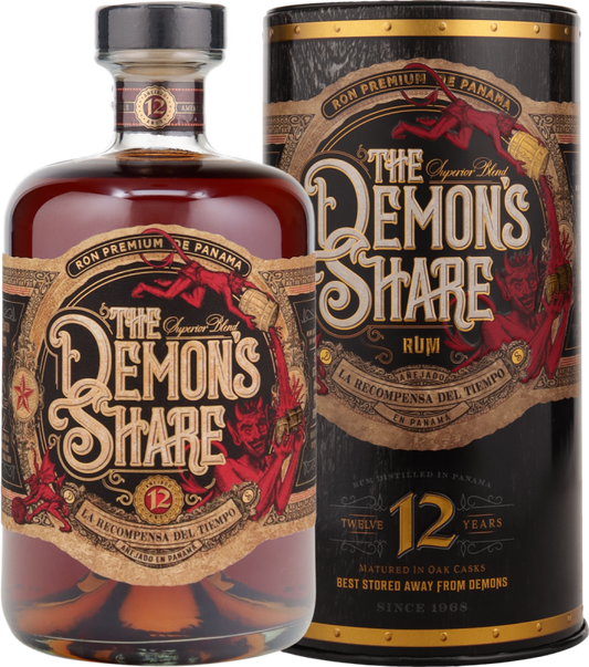 The Demon's Share 12 YO Rum aus Panama 0,7L
