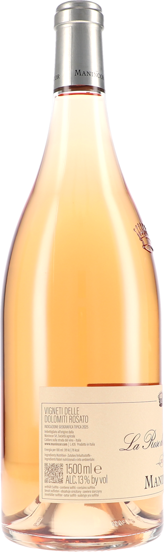 La Rose de Manincor IGT 1,5 L Südtirol Bio