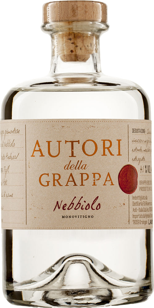 Autori della Grappa' Bio Nebbiolo Erbaluna/ Rovero Bio 0,5L