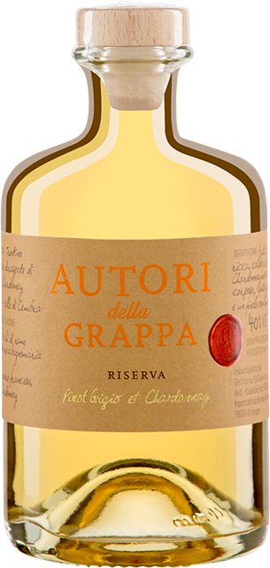 Autori della Grappa' Riserva Pinot Grigio x Chardonnay Bio 0,5L