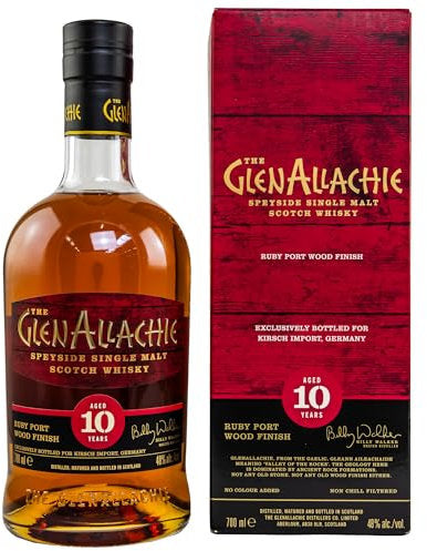GlenAllachie 10 y.o. Ruby Port Wood Finish - Germany Exclusive