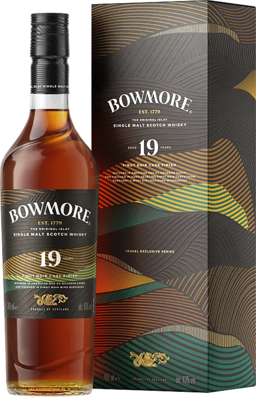 Bowmore 19 Years Old Pinot Noir Cask in GP 43% 0.7l
