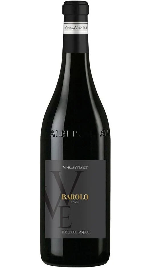 Vinum Vita Est Barolo DOCG – Terre del Barolo – 100 % Nebbiolo – 0,75 l
