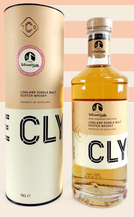 Clydeside 2019/2026 - 7 Jahre - Rose Champagne Finish Single Cask F14 - Vibrant Stills