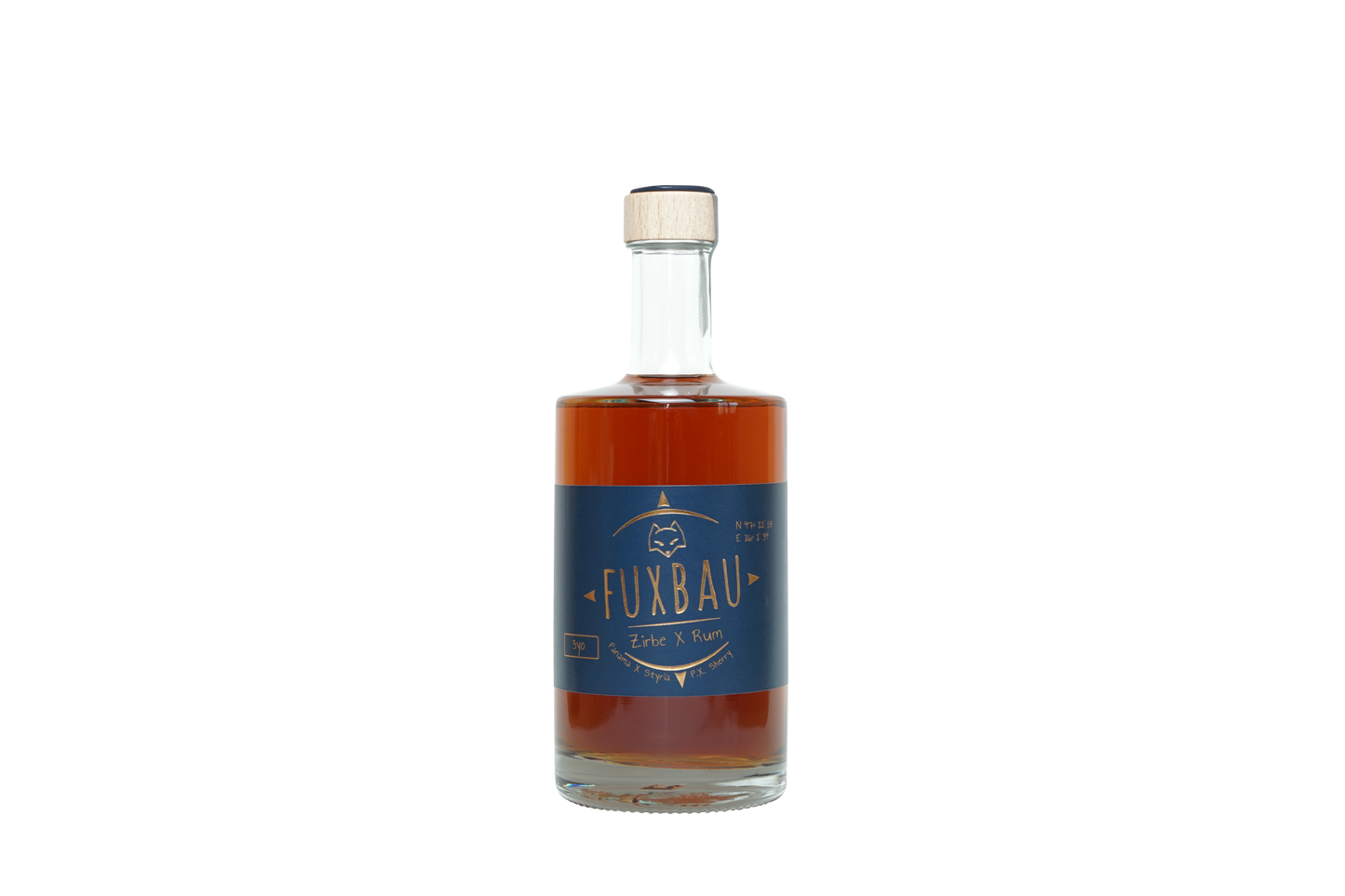 Rum X Zirbe 42%, das Beste aus drei Welten