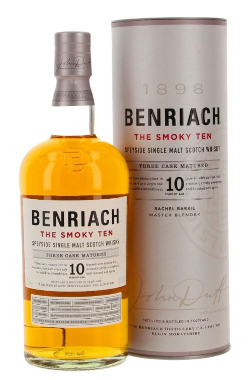 BenRiach The Smoky Ten 10 YO Whisky 70 cl