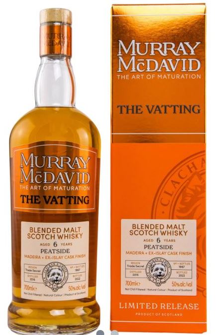 Peatside 2015/2022 - 6 y.o. - Madeira + Ex Islay Cask - Murray McDavid