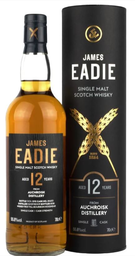 Auchroisk 12 Jahre 2009/2021 1st Fill Bourbon James Eadie 55,8%