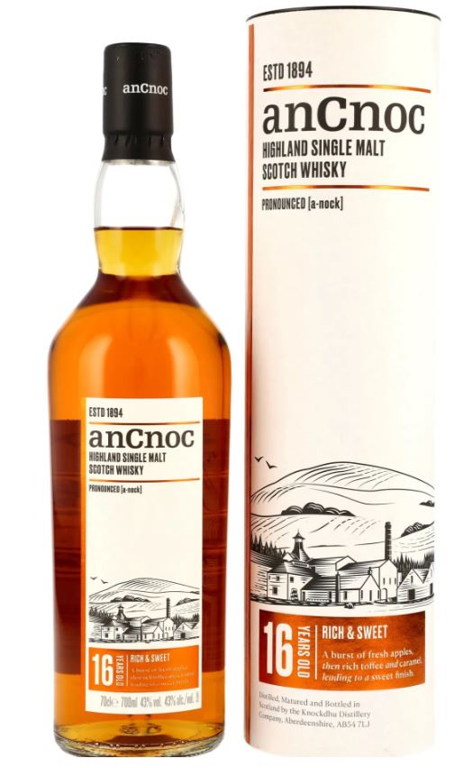 anCnoc 16 Jahre Rich & Sweet 70 cl