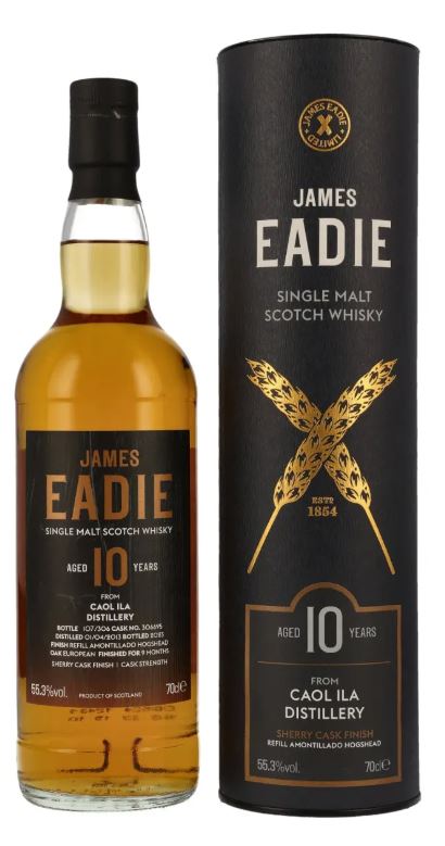 Caol Ila 2013/2023 - 10 y.o. - Amontillado Hogshead #306695 - James Eadie
