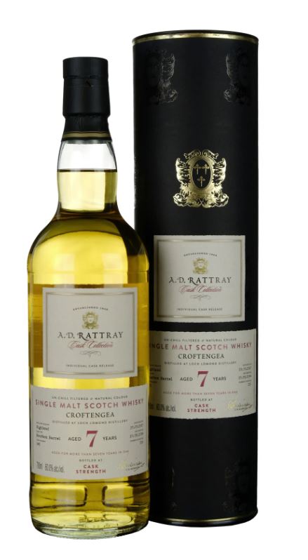 Croftengea A.D. Rattray 7 Years 2017/2024 Bourbon Barrel 70 cl