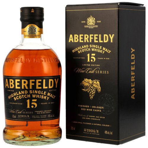 Aberfeldy 15 y.o. Bolgheri Red Wine Casks Finish - Limited Edition 70 cl