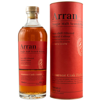 Arran Distillery Whisky Single Amarone Cask Finish 70 cl