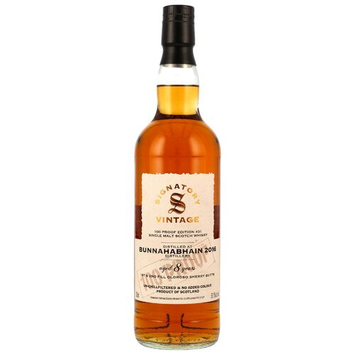 Bunnahabhain 2016/2024 - 8 y.o. - Signatory 100 PROOF Edition #31 70 cl