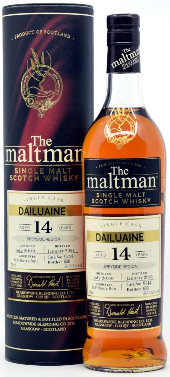 Dailuaine 14 Jahre 2009/2024 Sherry Cask The Maltman