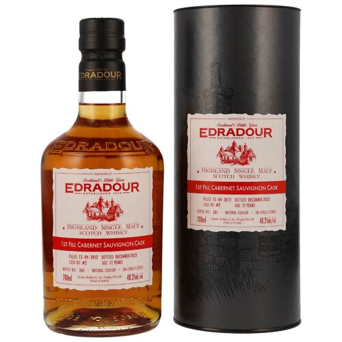Edradour 11 y.o. - Cabernet Sauvignon Cask #2 - St. Michael Eppan 70 cl