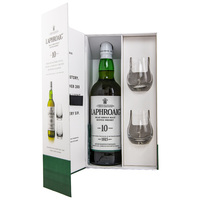 Laphroaig 10 years /GB mit 2 Gläsern 70 cl